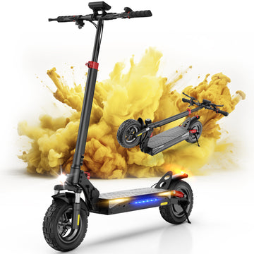 iSinwheel W9 1000W Electric Scooter,10" Folding Commuter Electric Scooter for Adults with 48V 13Ah 672Wh Battery,28 mph,45km Range