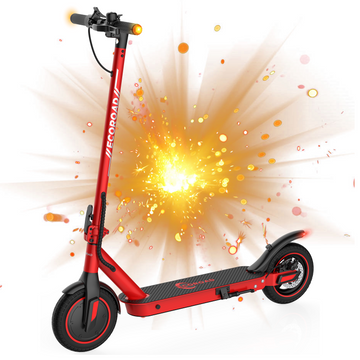 ECOROAD EC8 Electric Scooter for Adults, 450W Peak Motor, 19 MPH Max & 18 Miles Range Commuter Escooter, 10" Pneumatic Tires, Foldable E-Scooter for Adults and Teens