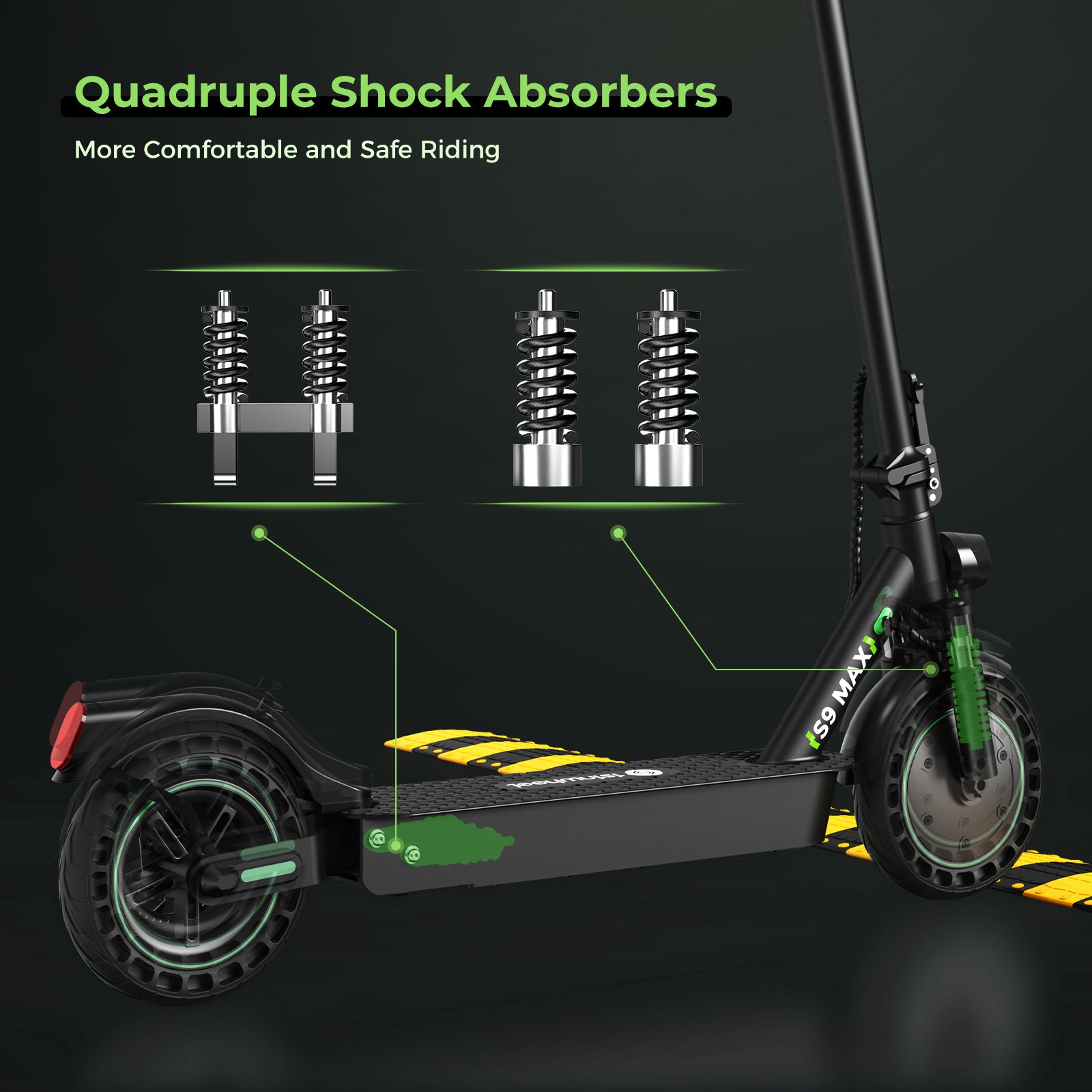 iSinwheel® S9Max 500W Upgraded Electric Scooter iSinwheel Official Store