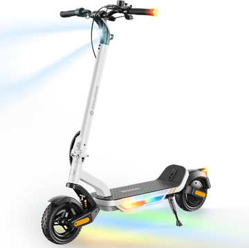 isinwheel S-NOVA Electric Scooter Adults – 19/38 Miles Long Range, 600/1000W Peak Power, 20/28 MPH Top Speed, 10"/8.5" Pneumatic Tires, Dual Disc Brakes, Foldable E-Scooter for City Commuting & Campus