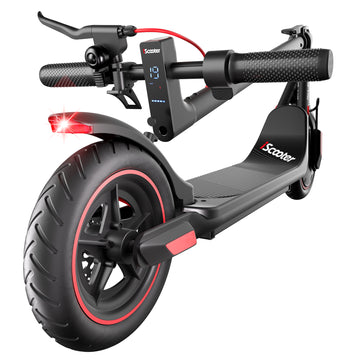 iScooter Electric Scooter for Adults, 15 Miles Long Range, 19 Mph Top Speed, Commuting Electric Scooter with Cruise Control, Dual Braking Systems E-Scooter for Adults Teens