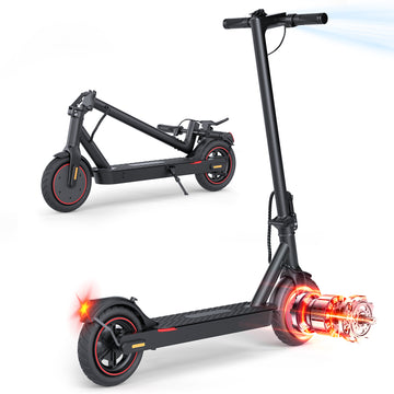 iSinwheel Electric Scooter for Adults Teens,8.5"Tires Folding E-Scooter with 18Mph,350W Motor,21Miles Range,LED Display and Cruise Control