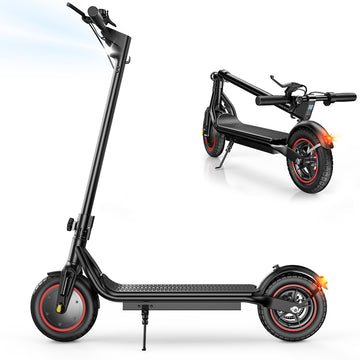 iScooter Electric Scooter Adult, 500W Motor, 23 Miles Long Range, 22 mph & 10" Pneumatic tire Folding Commuter Electric Scooter for Adults & Teens, Superior Performance Smart App & Dual Braking
