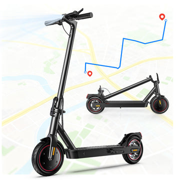 iScooter Electric Scooter for Adults, 21.7 Miles Max Range with 21 MPH Top, 350W Foldable Commuting Electric Scooter, 3-Speed & Cruise Control Escooter Teens, UL2272 Tested