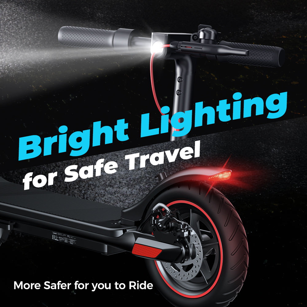 iScooter Electric Scooter for Adults, 15 Miles Long Range, 19 Mph Top Speed, Commuting Electric Scooter with Cruise Control, Dual Braking Systems E-Scooter for Adults Teens