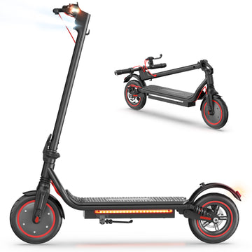 22MPH Electric Scooter for Adults, 350W Motor, 18 Miles Long Range, Foldable Commuter Scooter with Turn Signal Light & APP Control, Black - Smart Mobility for Urban Travel