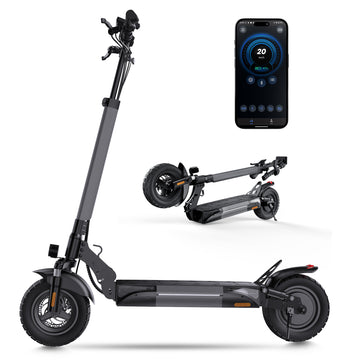 Electric Scooter for Adults, 1000W Powerful Motor E Scooter with 28 Mph Top Speed & 28 Miles Long Range, 10" Pneumatic Tires, Dual Suspension, Foldable Design for Commuting