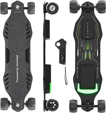 isinwheel V4/V6/V6pro/V8/V10 Electric Skateboard with Remote, 250W/450W/500W/1200W/3000W Brushless Motor, 9Mph/12Mph/30 Mph /32Mph Top Speed, Electric Longboard for Adults ＆Teens