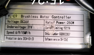 Electric scooter controller&dashboard
