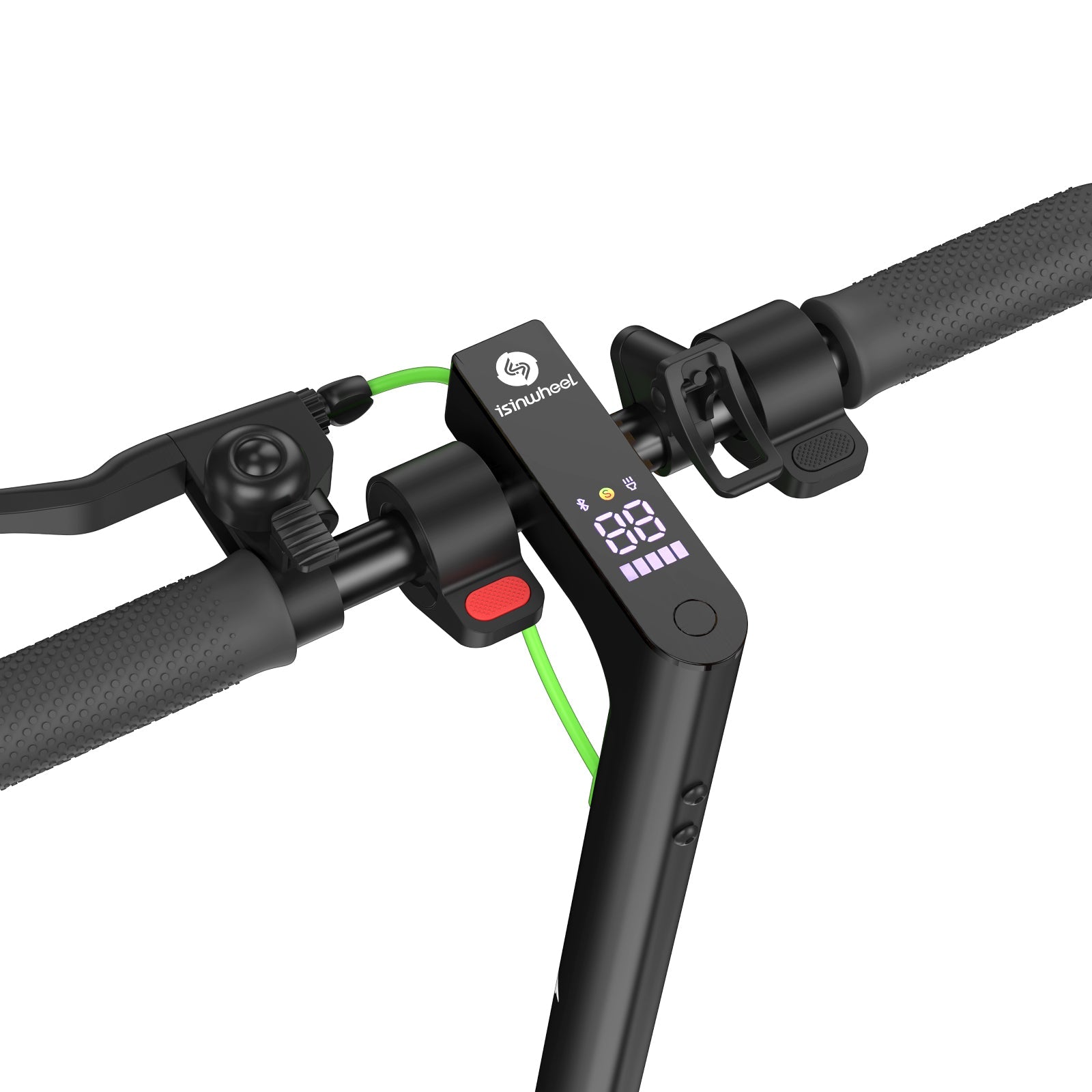 isinwheel S9 Pro Pneumatic Tire Electric Scooter Lcd Display