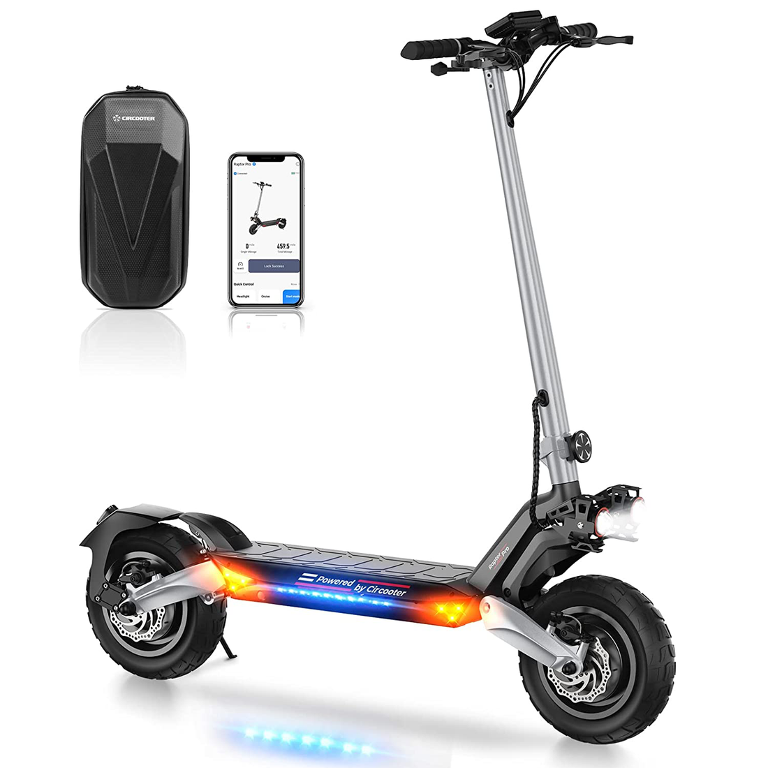 RPro 1600W Dual Motors Off Road Electric Scooter iSinwheel Official Store