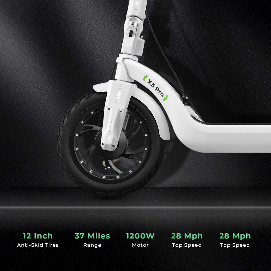 Isinwheel X3 1200W Commuting Electric Scooter iSinwheel Official Store