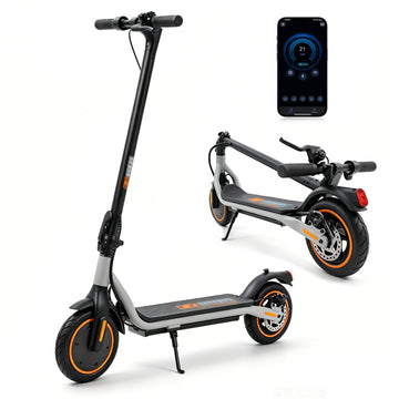 Electric Scooter for Adults, 19 Miles Long Range, 21 Mph Top Speed, Commuting Electric Scooter with Cruise Control, Dual Braking Systems 500W E-Scooter for Adults Teens