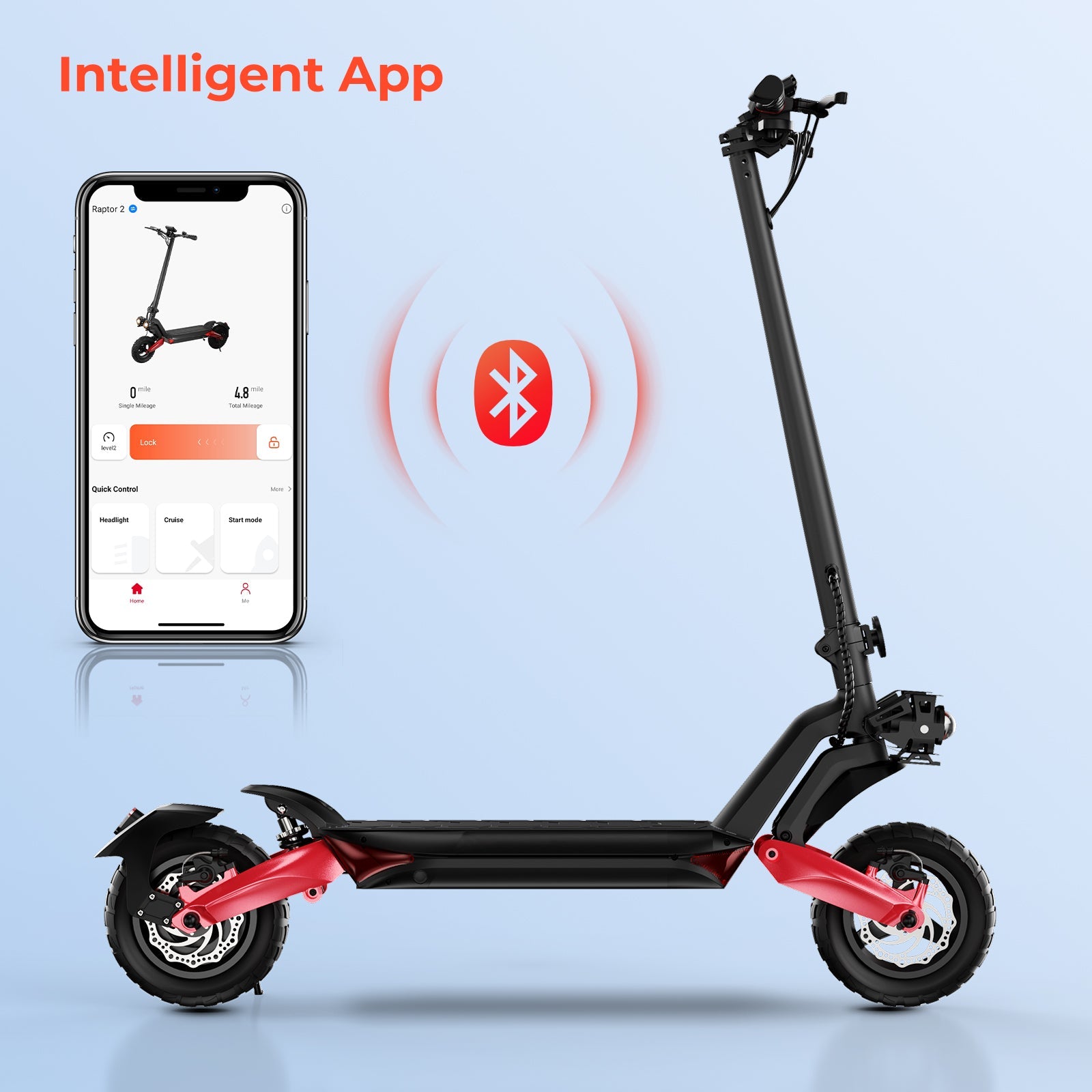R 800W Off Road Electric Scooter Circooter