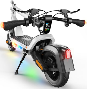 isinwheel S-NOVA PRO Electric Scooter – 38 Miles Long Range, 600W Motor, 28MPH Max Speed, 10" Pneumatic Tires, Dual Disc Brakes, Foldable E-Scooter for Adults, Ideal for City Commuting & Campus Riding